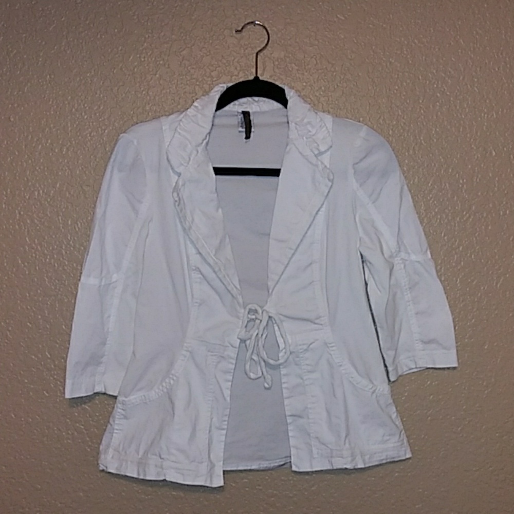XCVI tie front jacket
